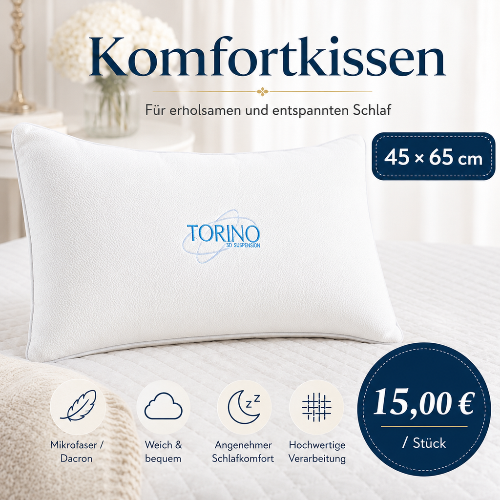 Komfortkissen – 45 × 65 cm