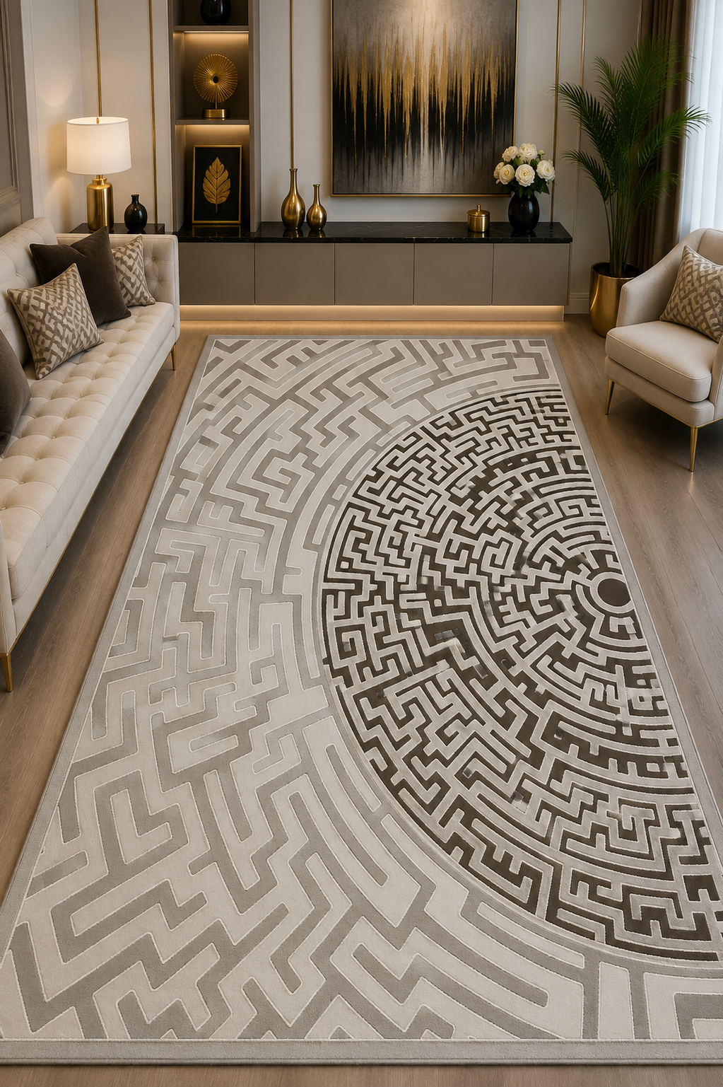 Exklusiver Türkischer Teppich – Modernes Design