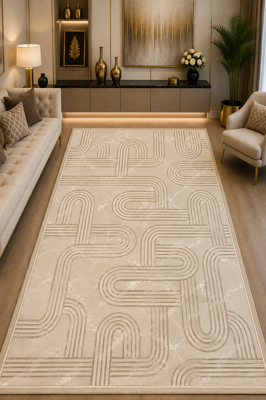 Exklusiver Türkischer Teppich – Modernes Design