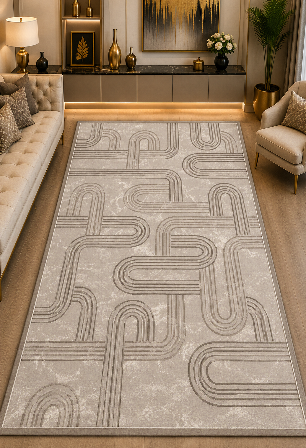 Exklusiver Türkischer Teppich – Modernes Design