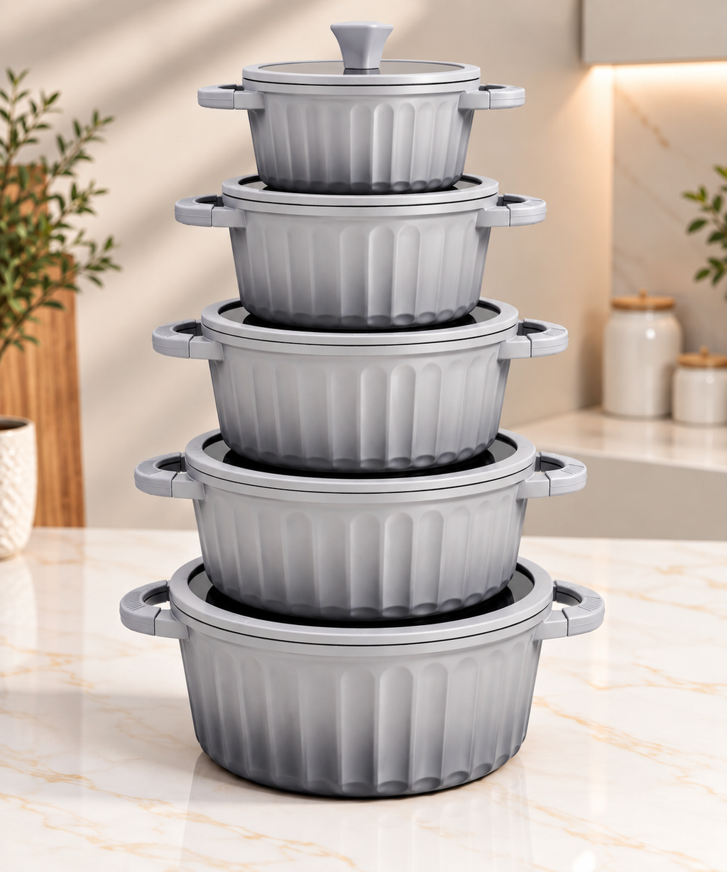 UCC LIFE UC-5310 Granite Coating Cookware Set – 10 Pieces