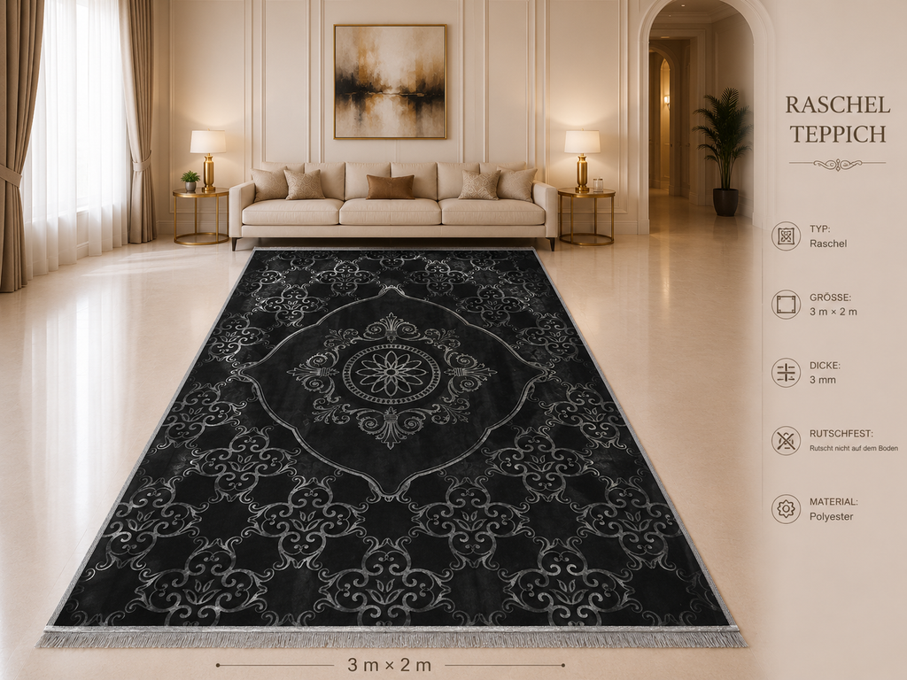 Luxus TEPPICH 300cm x200