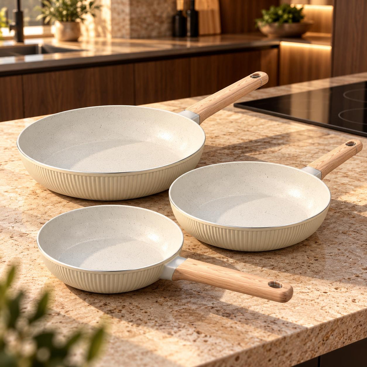 Granite Series – 3-teiliges Bratpfannen-Set 🍳