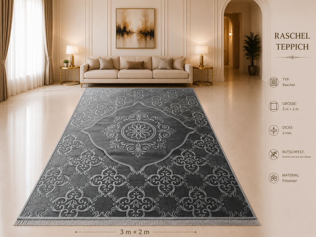Luxus TEPPICH 300cm x200