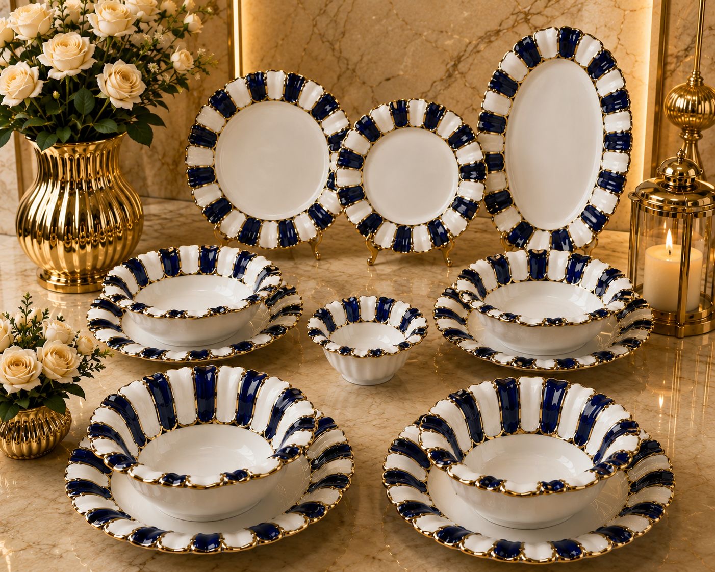 22-teiliges Dinner Set
