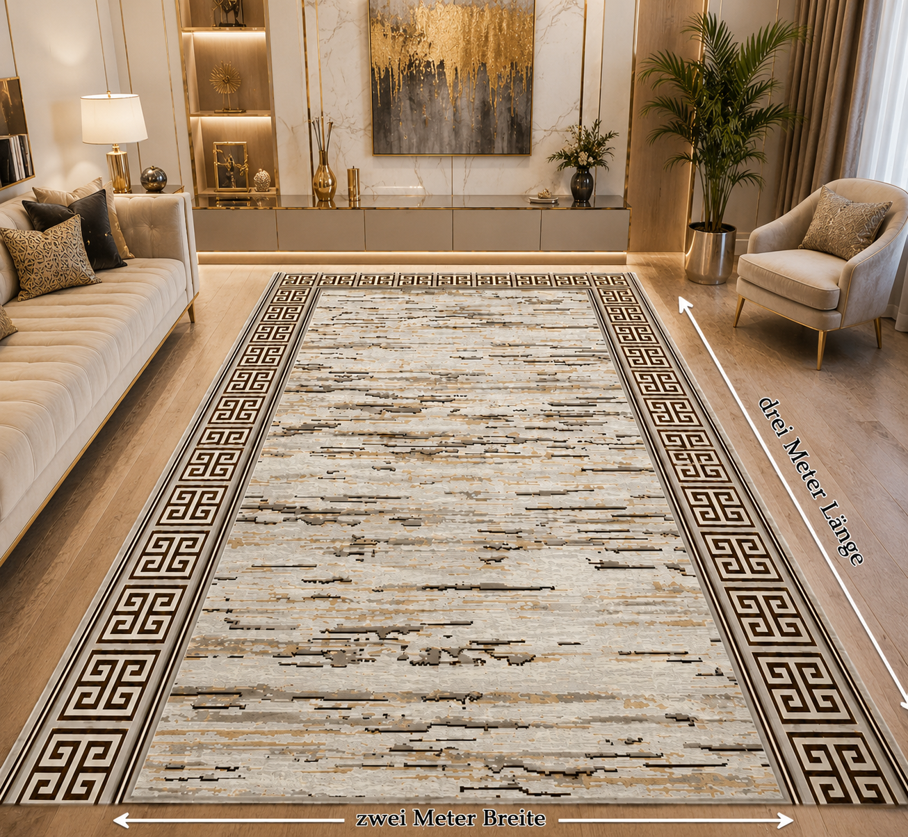 Exklusiver Türkischer Teppich – Modernes Design