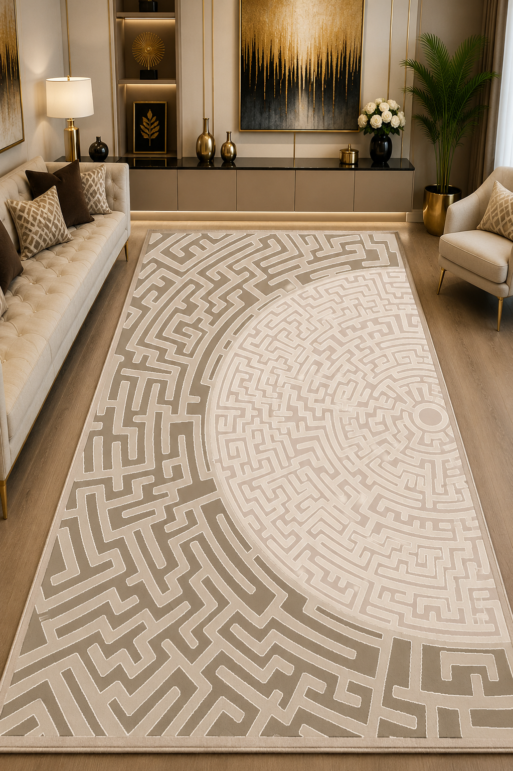 Exklusiver Türkischer Teppich – Modernes Design