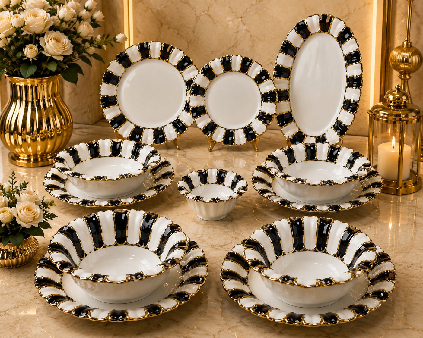 22-teiliges Dinner Set