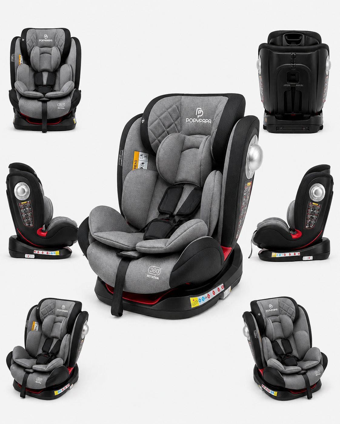 360 Grad Kinderautositz mit ISOFIX
