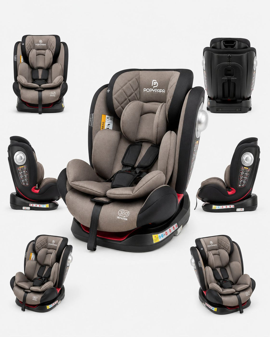 360 Grad Kinderautositz mit ISOFIX