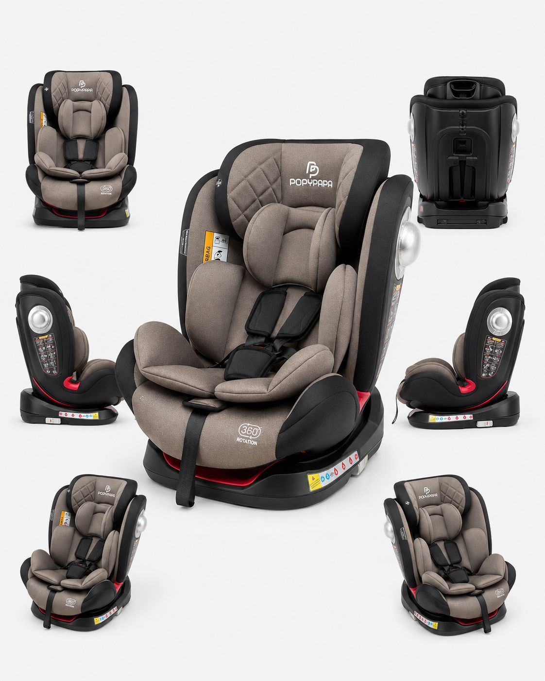 360 Grad Kinderautositz mit ISOFIX