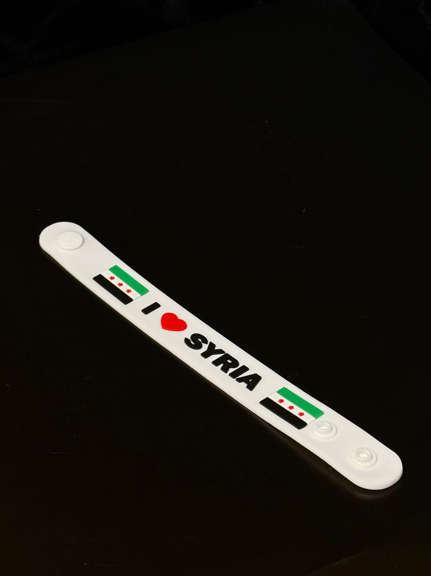 Syriskt Armband vit
