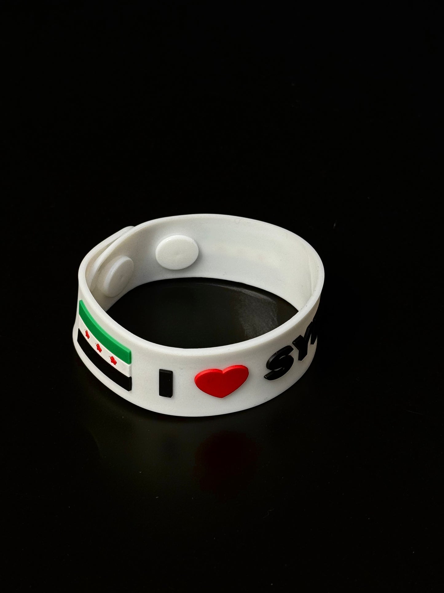 Syriskt Armband vit