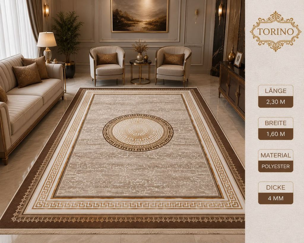 Eleganter Wohnteppich 230 × 160 cm