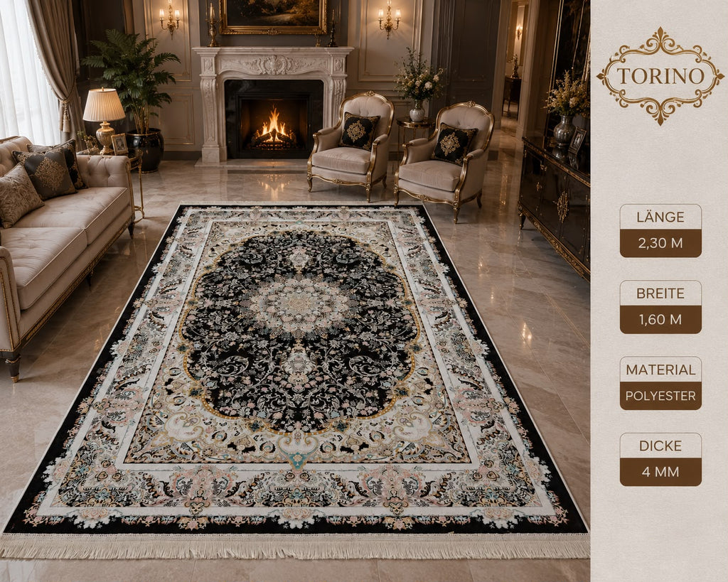 Eleganter Wohnteppich 230 × 160 cm
