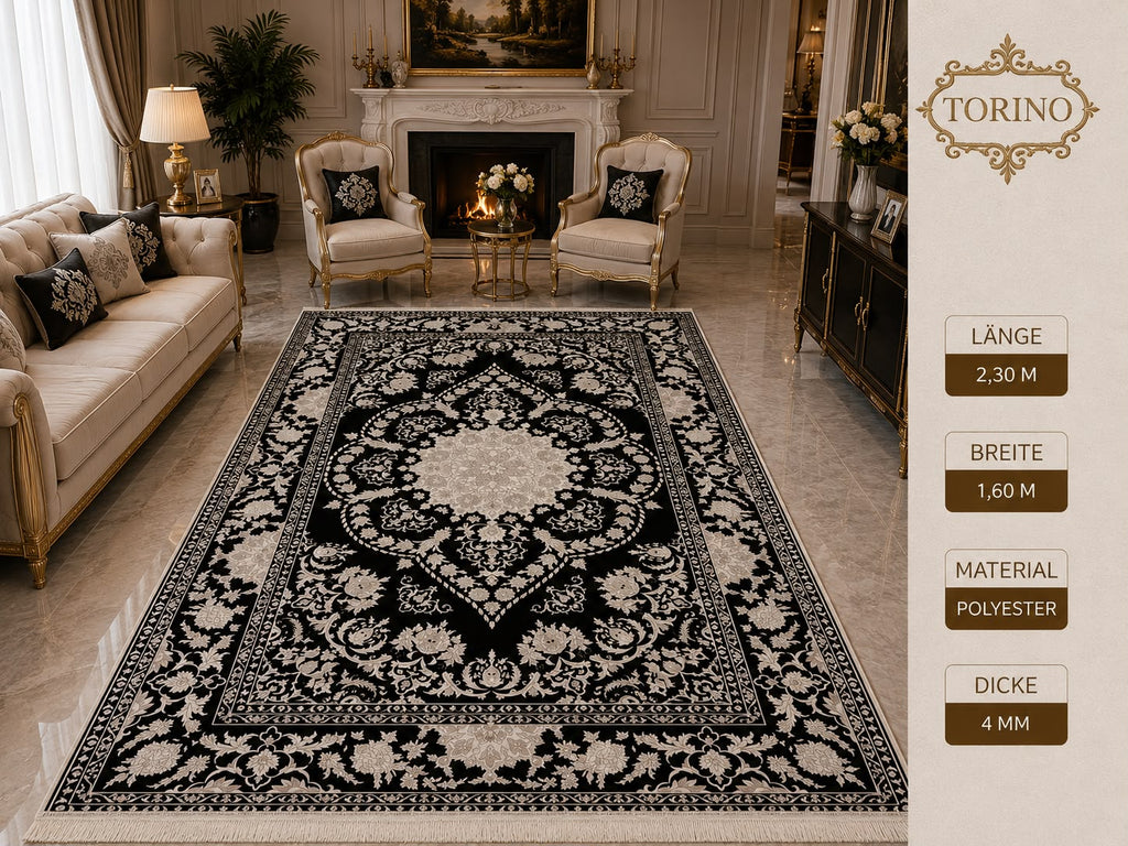 Eleganter Wohnteppich 230 × 160 cm
