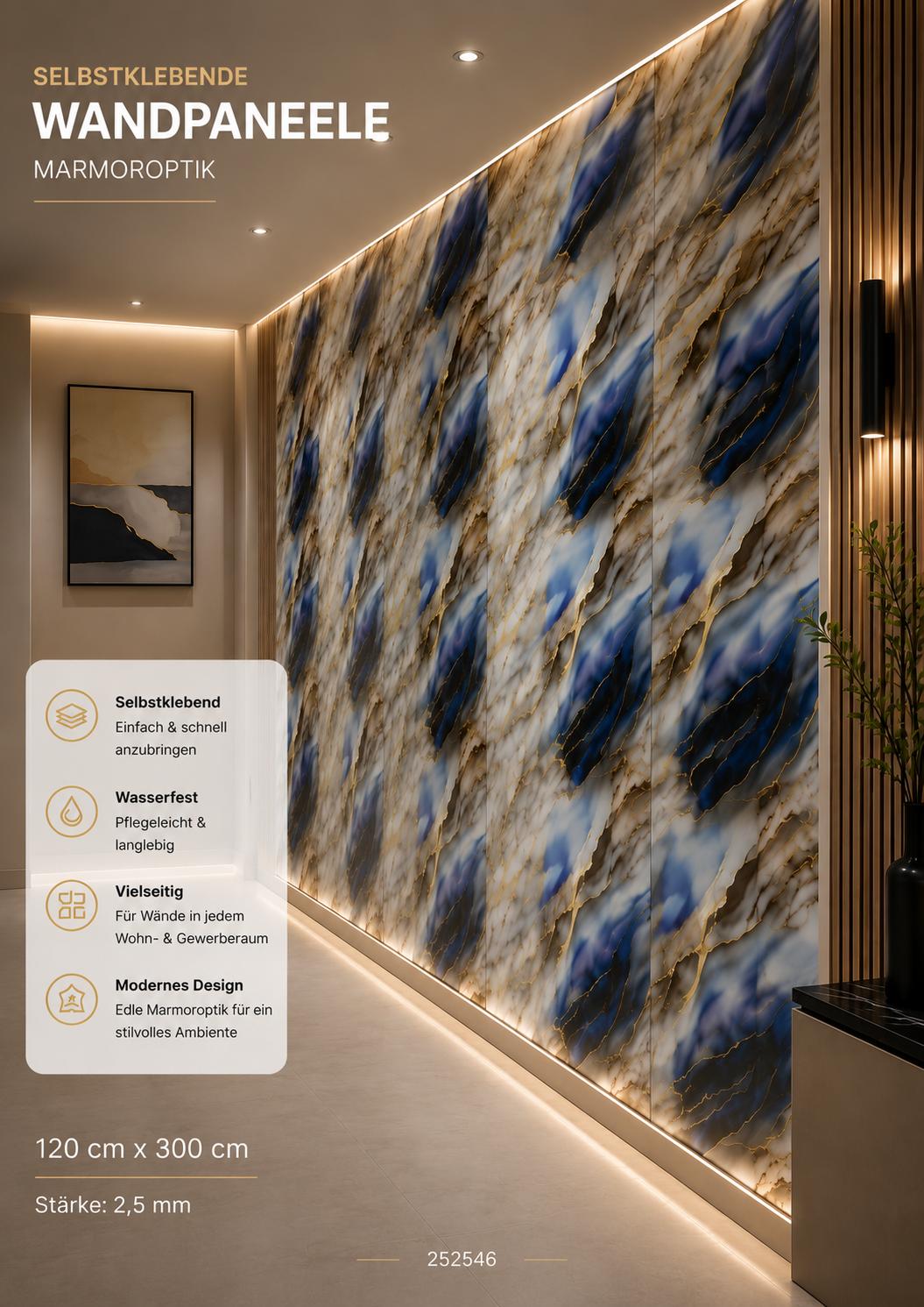 Wandpaneel Selbstklebende 120 × 300 cm
