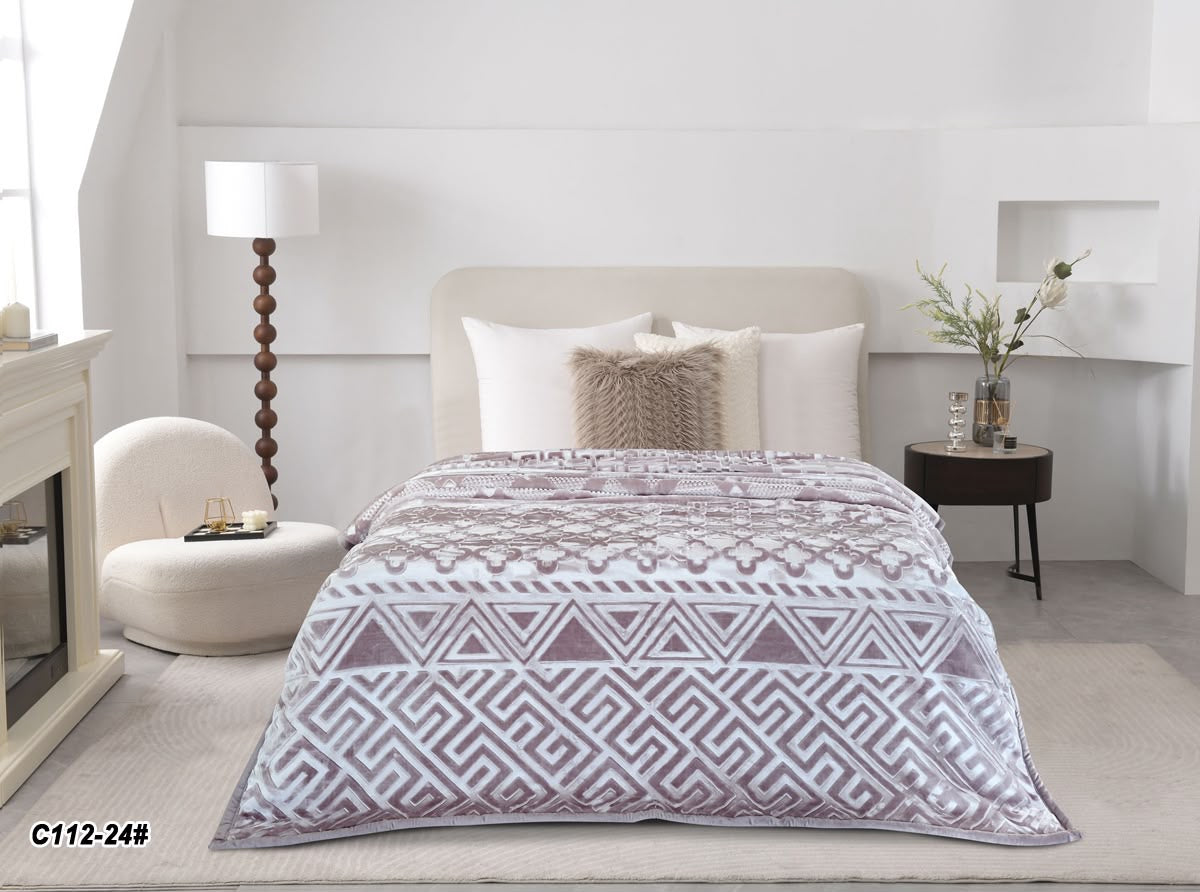 Kuscheldecke Muster Rosa