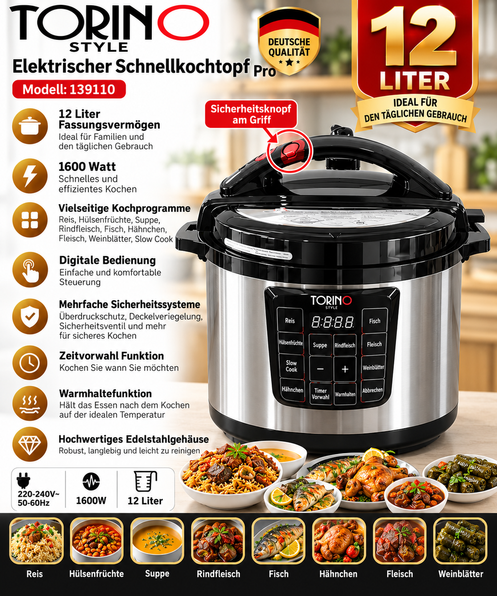 TORINO STYLE 12 liter German product poster